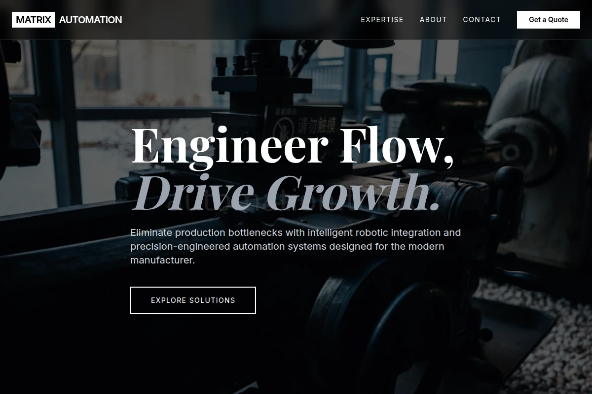 Matrix Factory Automation