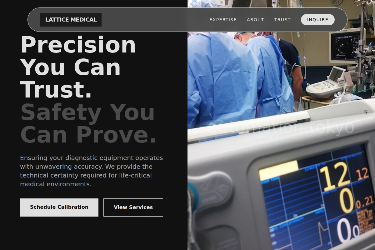 Lattice Medical Calibration